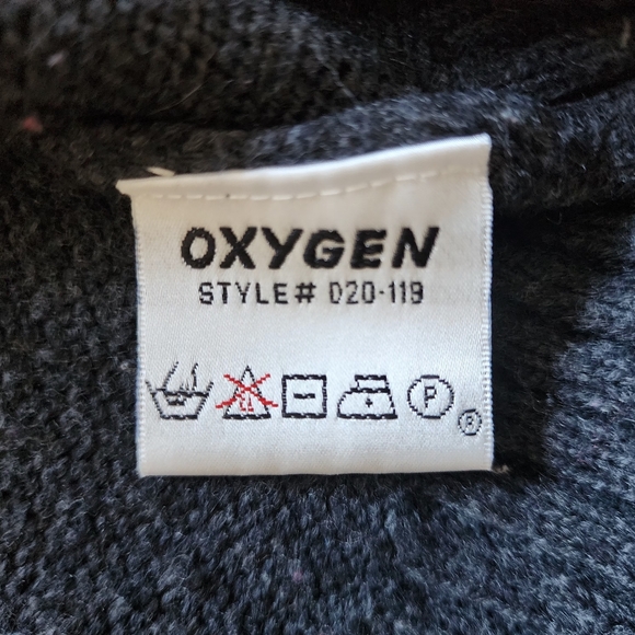 Oxygen  knit colorblock sweater dress with cowl neck, size S - Picture 8 of 10